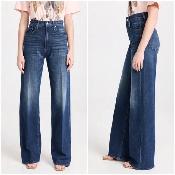 💕MOTHER SUPERIOR💕 The Lasso Heel Jeans ~ Let's Wine About It 32 NWT - Picture 9 of 16
